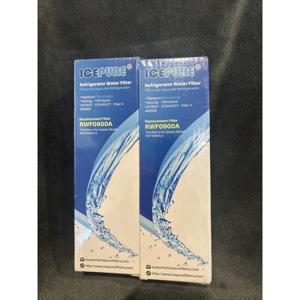 2-PACK‎ ICEPURE Refrigerator Water Filter RWF0900A